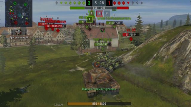 T110E3 против коллекционого VZ.55 смотреть онлайн