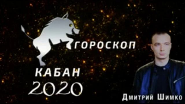 Гороскоп Кабан -2020. Астротиполог, Нумеролог - Дмитрий Шимко смотреть онлайн