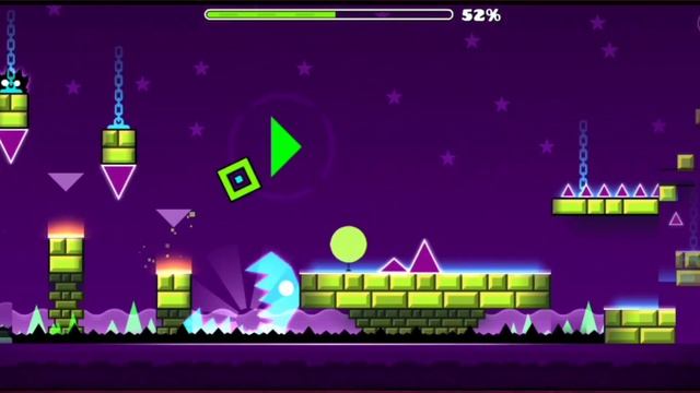 Прохождение Geometry Dash Meltdown#1, [Первый уровень в Геометрии Даш Мелтдовн] смотреть онлайн