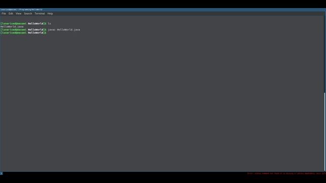 Compile Single Class Java Files using javac in a terminal смотреть онлайн