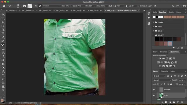 How To Iron Cloth & Remove Wrinkles From Fabric In Photoshop | The Best Way!! | Frequency Separatio смотреть онлайн