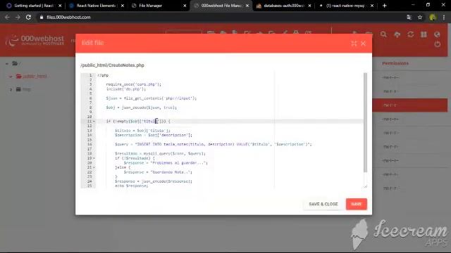 Aplicacion Movil: React-Native(expo) y MsQL-PHP(servidor externo) смотреть онлайн