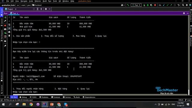 Java Core Project: DT Bookstore (Phần 1) - Đào Văn Tài - Java 17 смотреть онлайн