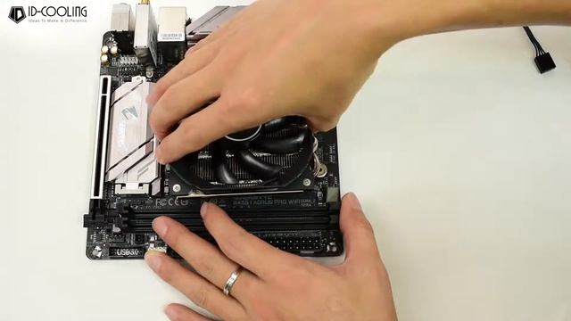 ID-COOLING IS-30 AM4 Installation смотреть онлайн