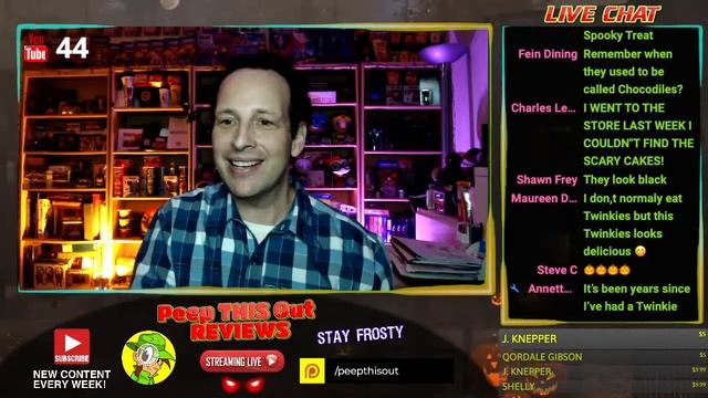 Hostess® SPOOKY TWINKIES™ 2021 Review ??? Livestream Replay 10.22.21 | Peep THIS Out! ?️♂️ смотреть онлайн