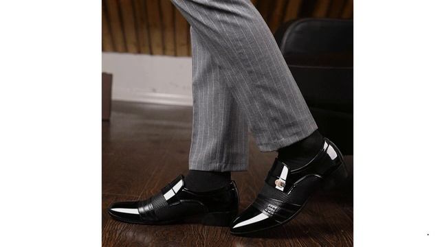 Slip on Men Dress Shoes смотреть онлайн