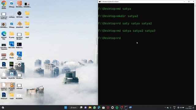 Basic File and Folder operation Command || file create, rename, copy, move, remove || explore world смотреть онлайн