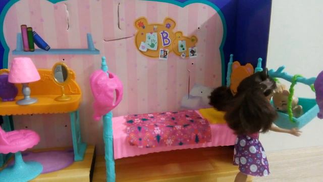 Энчантималс Enchantimals мультик Спальня Брен Миши и Снора