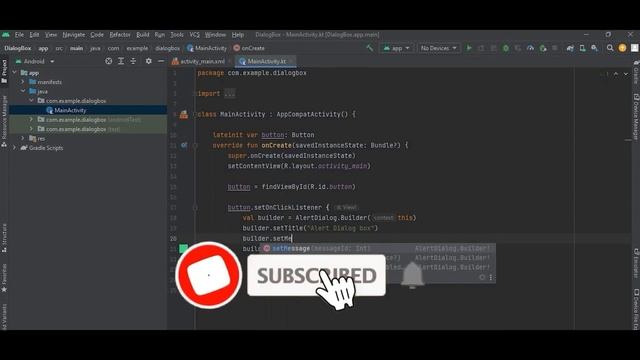 How to Implement Alert Dialog Box | Android | Game App Studio смотреть онлайн