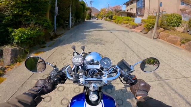 【Sound Only】 SR400 HAKONE│4K│Over Racing SS Megaphone Exhaust Sound【Motovlog 】 смотреть онлайн