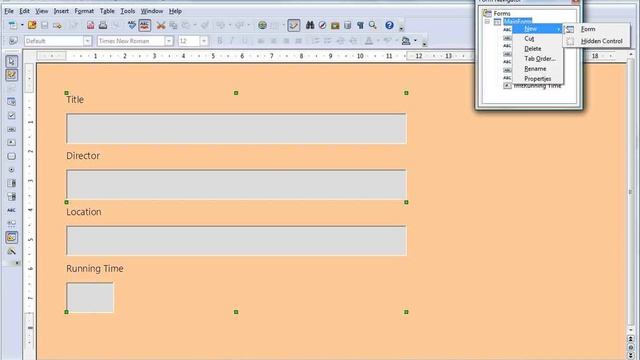 Simple many-to-many relational database in OpenOffice Base смотреть онлайн