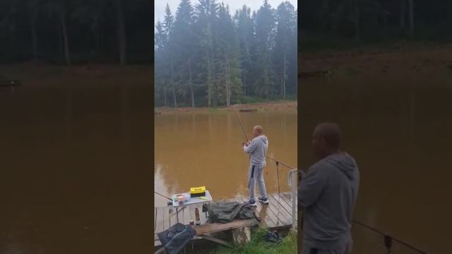 Очередное клёвое вываживание крупнячка. #карп #карпфишинг #рыбалка2023 #рыбалка #рыбак #рыба смотреть онлайн