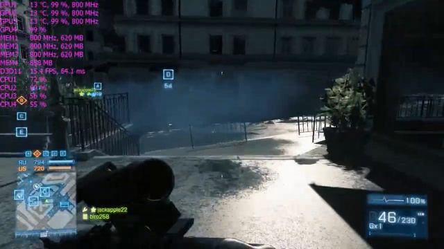 Battlefield 3 - A10 5800k смотреть онлайн