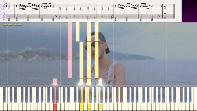 Малиновый рассвет - Эндшпиль (Ноты и Видеоурок для фортепиано) (piano Cover)