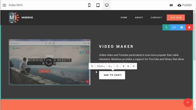 Mobirise Bootstrap Builder v2.11 - Updated Shopping Cart Extension! смотреть онлайн