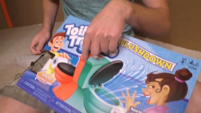 Toilet Trouble in 2 Story Box Fort 24 Hour Challenge! We Get Soaked!!! смотреть онлайн