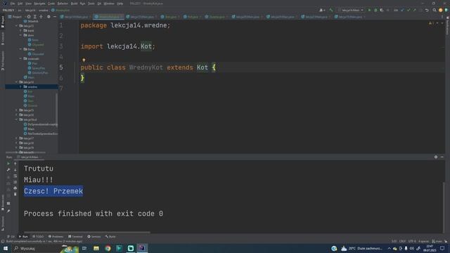 Java - klasy abstrakcyjne, finalne, modyfikatory dostępu, equals, hashCode, toString - KKP [31] смотреть онлайн