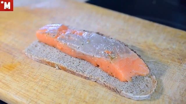 ЖАРЕНАЯ РЫБА НА ХЛЕБЕ. Декор тарелки. Рецепт из ресторана.