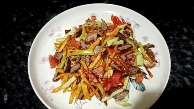 Салат тез таёр  хамрохи фарзандо