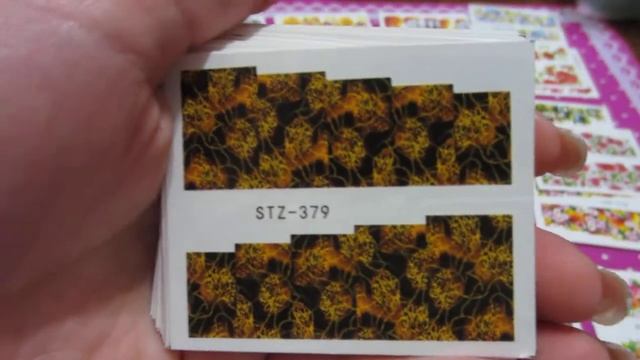 Переводные наклейки для дизайна ногтей с Али. смотреть онлайн