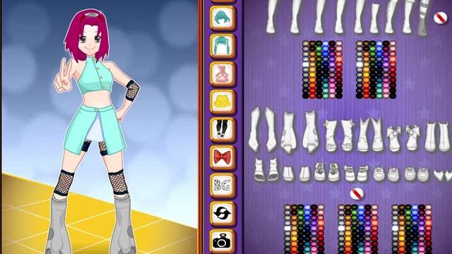 Anime Cosplayer Dress-Up Games for Girls | Anime Cartoon Games Make up games for Kids Children смотреть онлайн