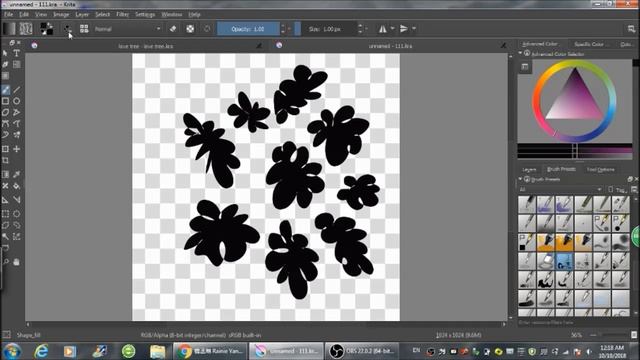 How to create custom brushes on Krita смотреть онлайн