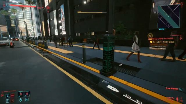 Cyberpunk 2077 NPC Commits Harakiri смотреть онлайн