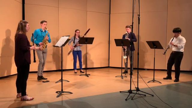 Quintet in c minor KV 406 (I. Allegro) by W. A. Mozart (arr. Wesly for reed quintet) смотреть онлайн