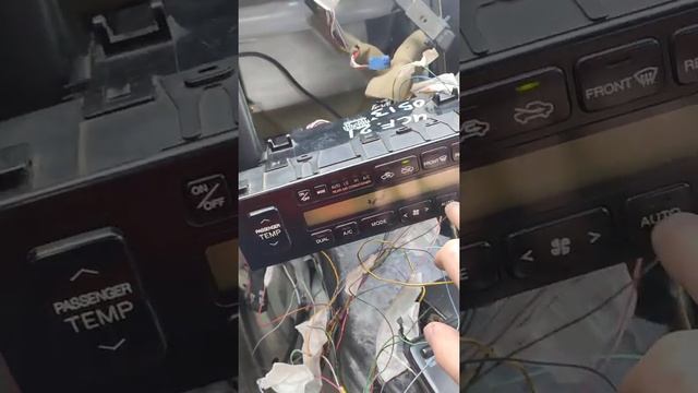 Подключение заднего кондиционера Lexus LS400 UCF20 смотреть онлайн