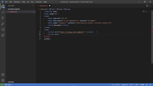 Getting started with VueJS from a CDN смотреть онлайн