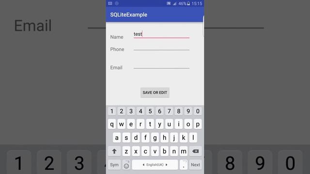 Android SQLite App Demo смотреть онлайн