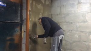 РЕМОНТ ГАРАЖА. ШТУКАТУРКА СТЕН ГАРАЖА.