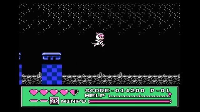 Dendy (Famicom,Nintendo,Nes) 8-bit Ninja Cat Round 3