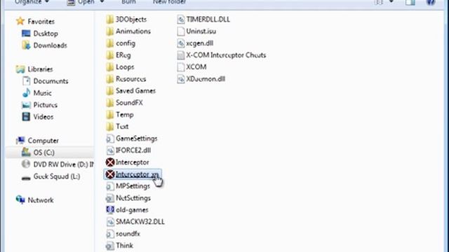 Where to put the X-COM Interceptor XP.exe file смотреть онлайн