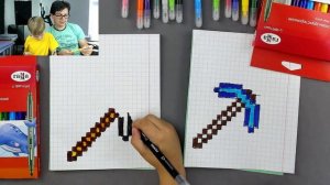 Рисуем КИРКУ из Майнкрафта с Павликом