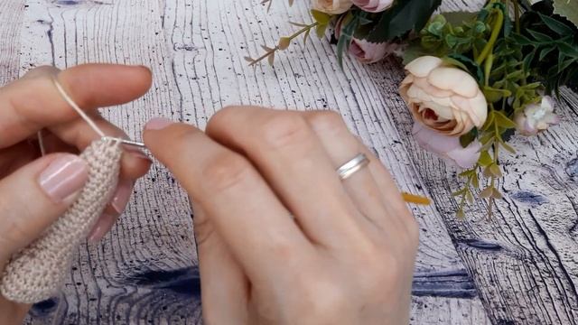 Вязаный гном. Мастер класс. Часть 1. Ножки. смотреть онлайн