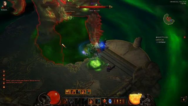 Diablo III - Inferno Belial Solo DPS Barbarian смотреть онлайн