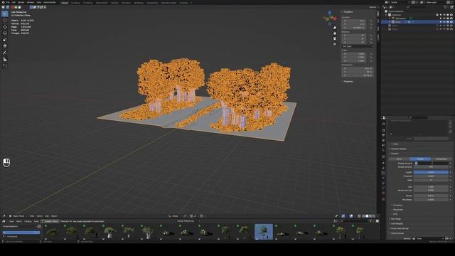 Distribute objects using Weight Paint - Particle System смотреть онлайн