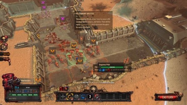 Warhammer 40,000 Battlesector Gameplay (PC Game)