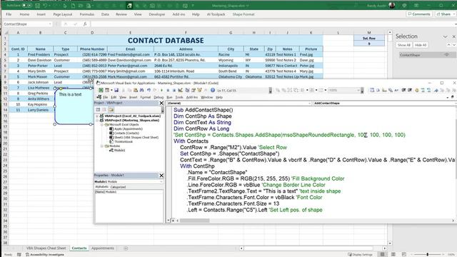 How To Master Shapes With Excel VBA - For Beginners смотреть онлайн