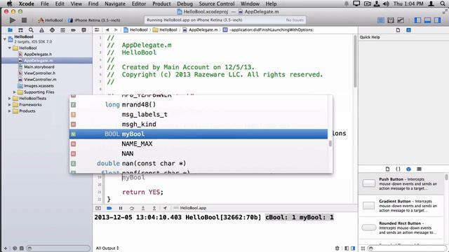 Beginning Objective-C Data Types: Bool - raywenderlich.com смотреть онлайн