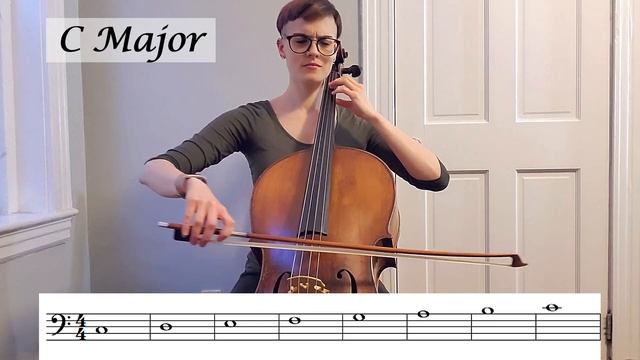 Cello Scale Cycle Exercise for Beginners | Part I, Long Tones смотреть онлайн