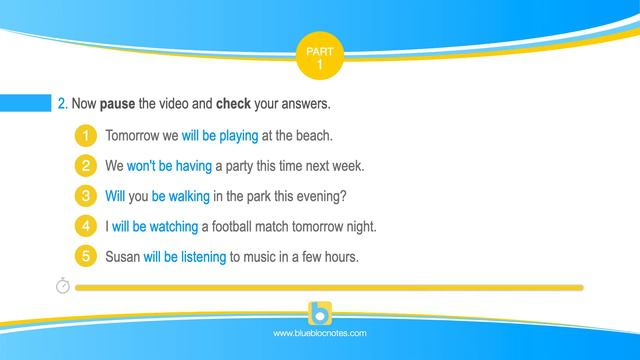 Grammar Activities: Future Continuous (Gap Filling) смотреть онлайн