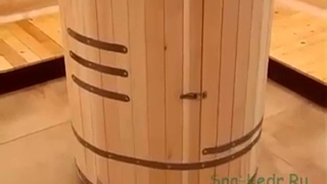 Овальная Кедровая Фитобочка (Бочка SPA) смотреть онлайн