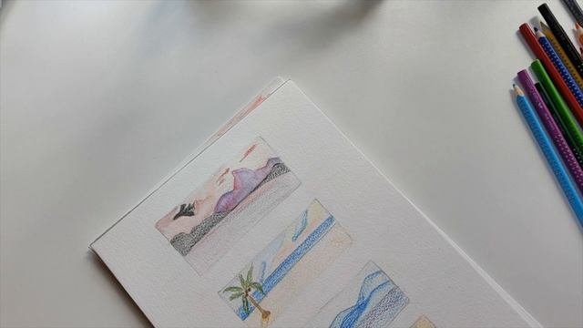 Рисую открытки акварельными карандашами смотреть онлайн