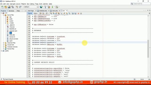 #20 Database Configuration by using .env file | CodeIgniter 4 Tutorials смотреть онлайн