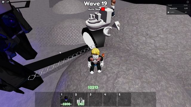 Играю в #roblox с братом скибиди дефенс симулятор смотреть онлайн