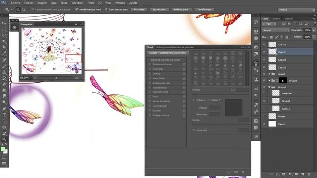Speed Paint- A universe with butterflies (Paint Tool Sai#61) смотреть онлайн
