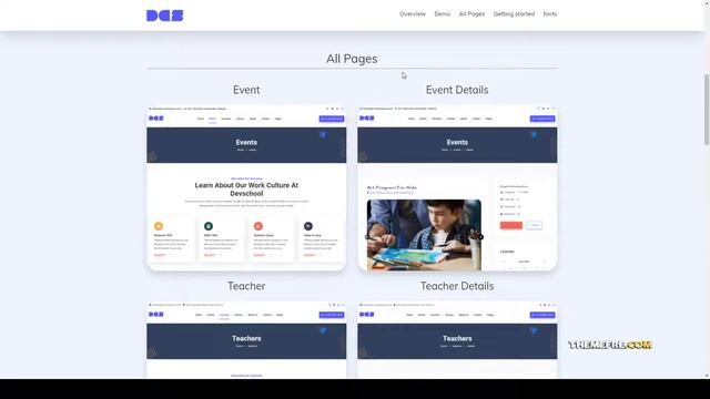 Dev Kindergarten Education Template Vue and React JS children bootstrap смотреть онлайн