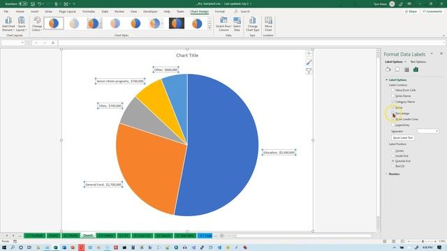 Excel 2019/365: Charts: Creating a Pie Chart смотреть онлайн